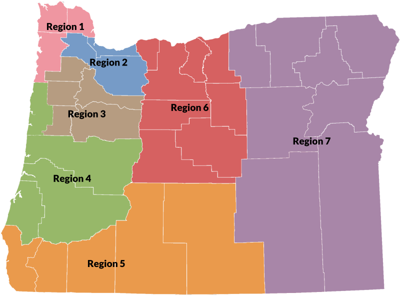 OCADSV Regions