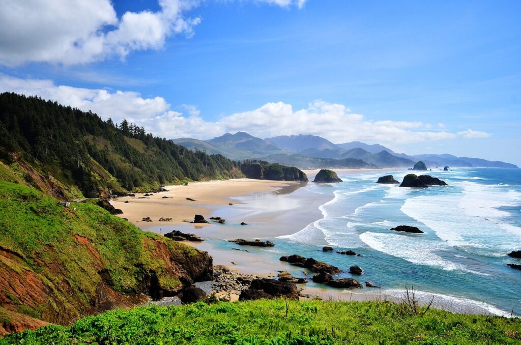 Oregon Beach in Summer
